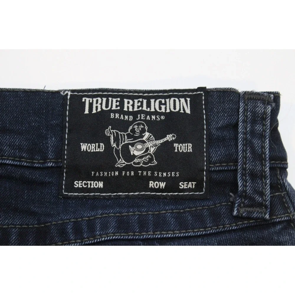 True Religion Geno Blue Jeans Size 30 x‎ 33 Mens Denim Relaxed Slim